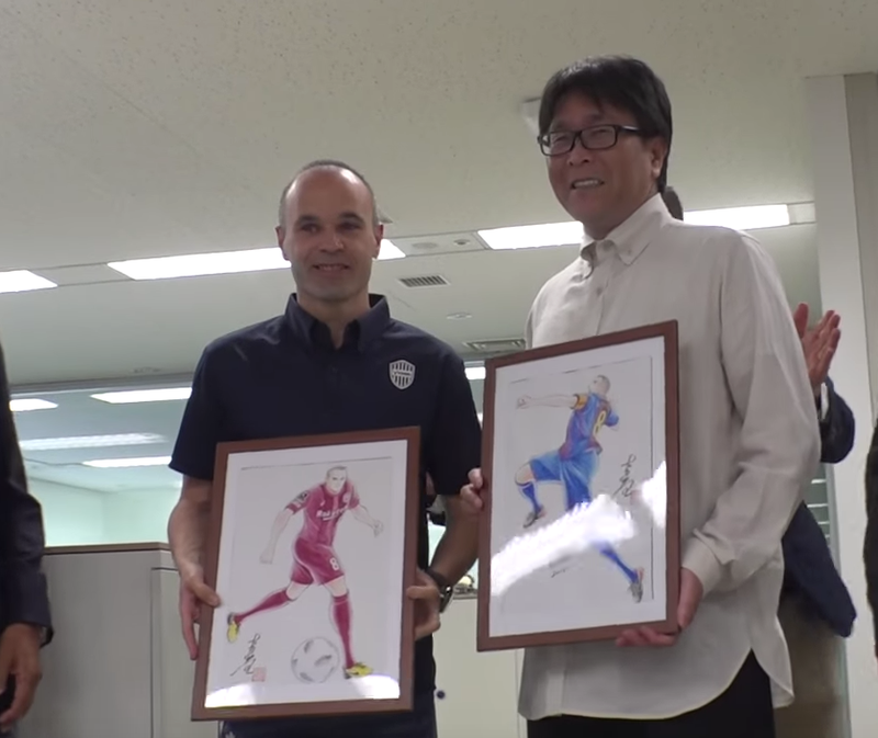Illustration for article titled The Soccer Anime That Andrés Iniesta Loves